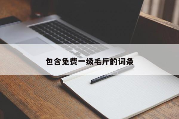 包含免费一级毛斤的词条